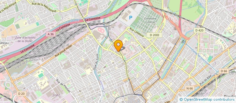 localisation de l'entreprise MONSIEUR FLORENT LOPEZ  MULHOUSE