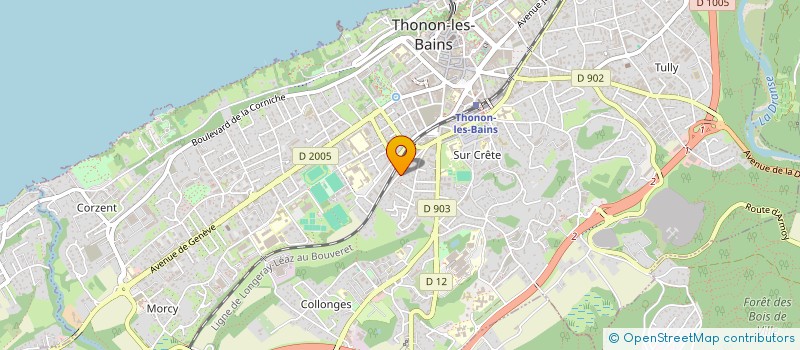localisation de l'entreprise MONSIEUR FLORENT LUCHINI à THONON-LES-BAINS