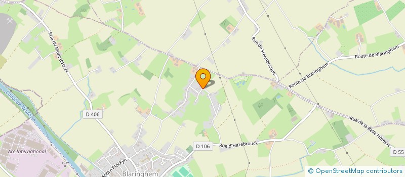 localisation de l'entreprise MONSIEUR FLORENT MACREZ  BLARINGHEM