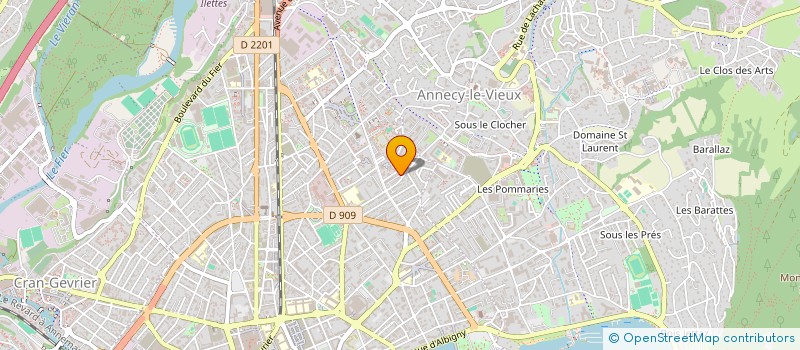 localisation de l'entreprise MONSIEUR FLORENT MAGNE à ANNECY