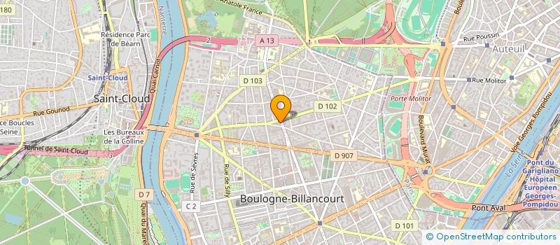 localisation de l'entreprise MONSIEUR FLORENT MAILLET  BOULOGNE-BILLANCOURT