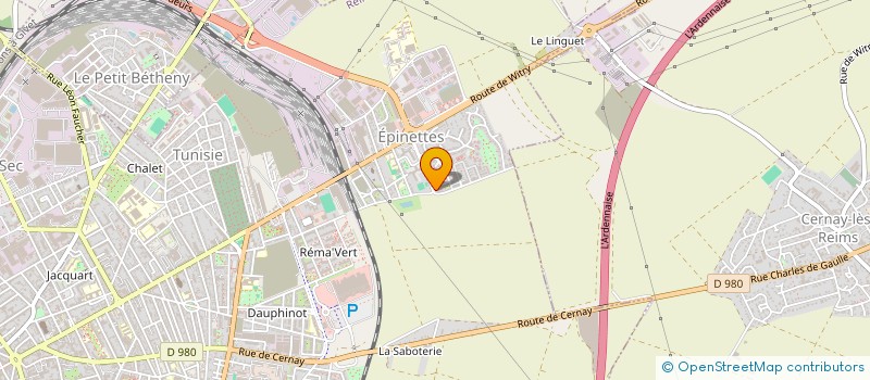 localisation de l'entreprise MONSIEUR FLORENT MANGA BENE  REIMS