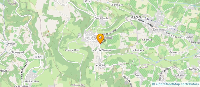 localisation de l'entreprise MONSIEUR FLORENT MARCHET  VILLE-SUR-JARNIOUX