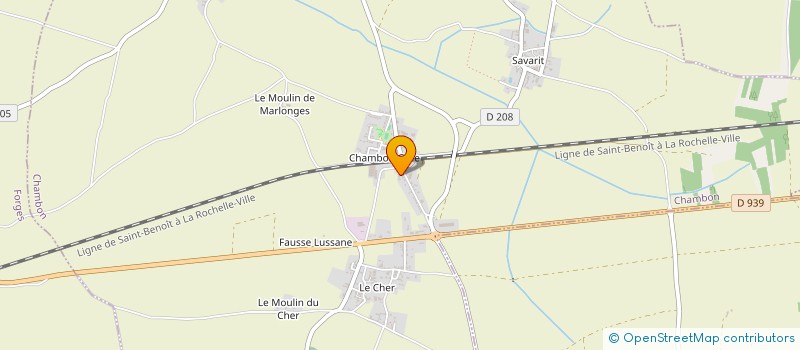 localisation de l'entreprise MONSIEUR FLORENT MARET  CHAMBON