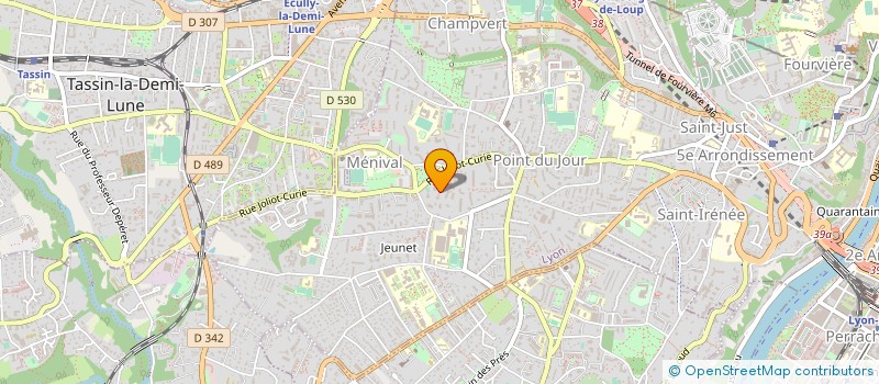localisation de l'entreprise MONSIEUR FLORENT MARIE LELY  LYON