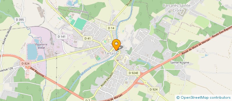 localisation de l'entreprise MONSIEUR FLORENT MARIE-LOUISE  TARTAS