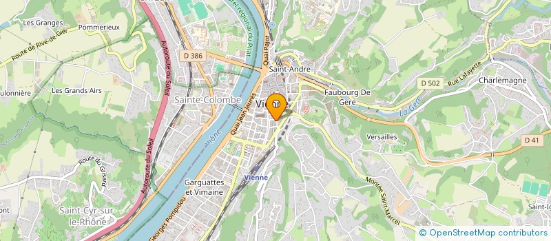 localisation de l'entreprise MONSIEUR FLORENT MARIE RENE GASCON à VIENNE