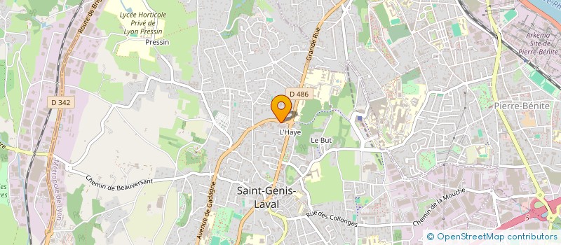 localisation de l'entreprise MONSIEUR FLORENT MARIN  SAINT-GENIS-LAVAL