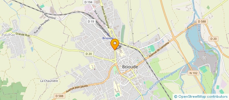 localisation de l'entreprise MONSIEUR FLORENT MARTEL à BRIOUDE