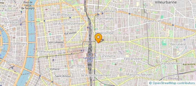 localisation de l'entreprise MONSIEUR FLORENT MARTEL  LYON