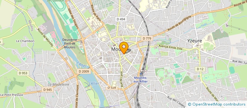 localisation de l'entreprise MONSIEUR FLORENT MARTIN à MOULINS