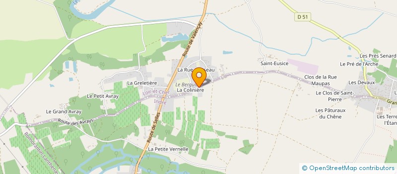 localisation de l'entreprise MONSIEUR FLORENT MARTIN à SELLES-SUR-CHER