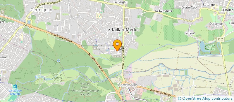 localisation de l'entreprise MONSIEUR FLORENT MARTIN  LE TAILLAN-MEDOC