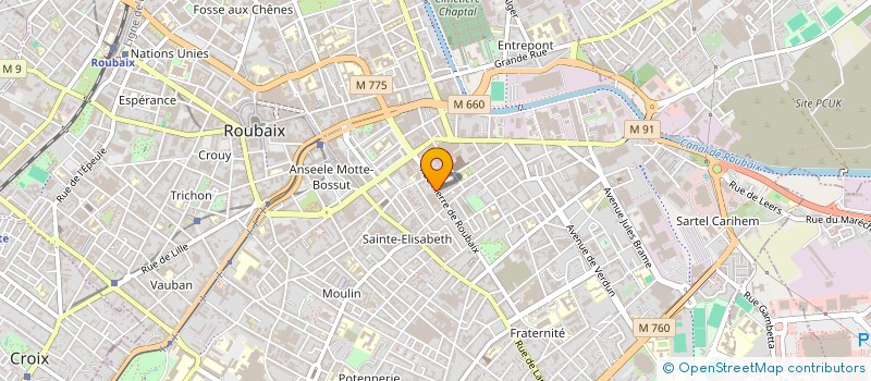localisation de l'entreprise MONSIEUR FLORENT MARTIN à ROUBAIX