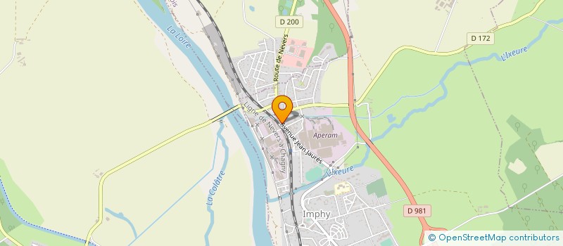 localisation de l'entreprise MONSIEUR FLORENT MARTIN  IMPHY