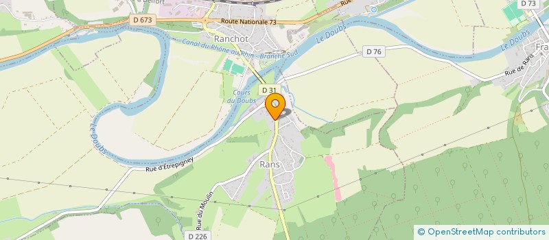 localisation de l'entreprise MONSIEUR FLORENT MARTINEZ  RANS