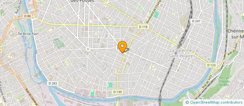 localisation de l'entreprise MONSIEUR FLORENT MARY à SAINT-MAUR-DES-FOSSES