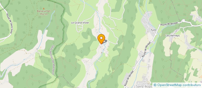 localisation de l'entreprise MONSIEUR FLORENT MATHEX  SAINT-AUPRE