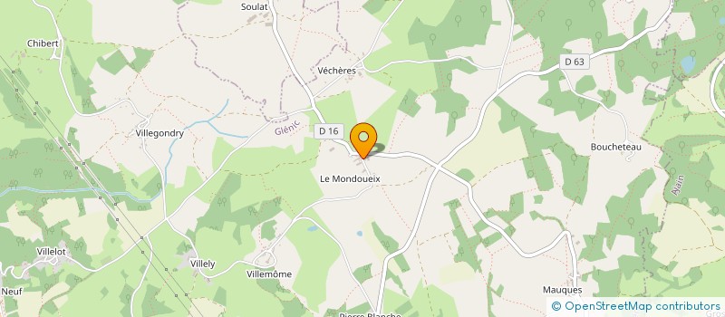 localisation de l'entreprise MONSIEUR FLORENT MATHIOUX à GLENIC