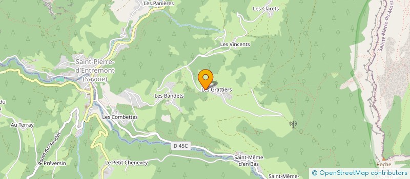 localisation de l'entreprise MONSIEUR FLORENT MAURIN  SAINT-PIERRE-D'ENTREMONT