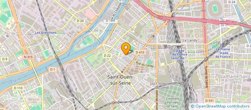 localisation de l'entreprise MONSIEUR FLORENT MAX PELLET à SAINT-OUEN-SUR-SEINE
