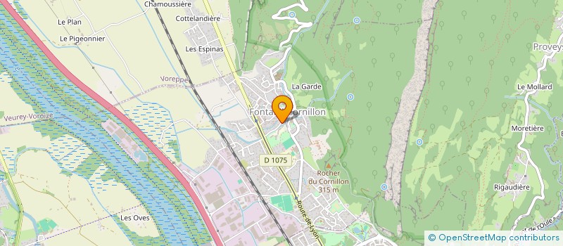 localisation de l'entreprise MONSIEUR FLORENT MAZZON  FONTANIL-CORNILLON