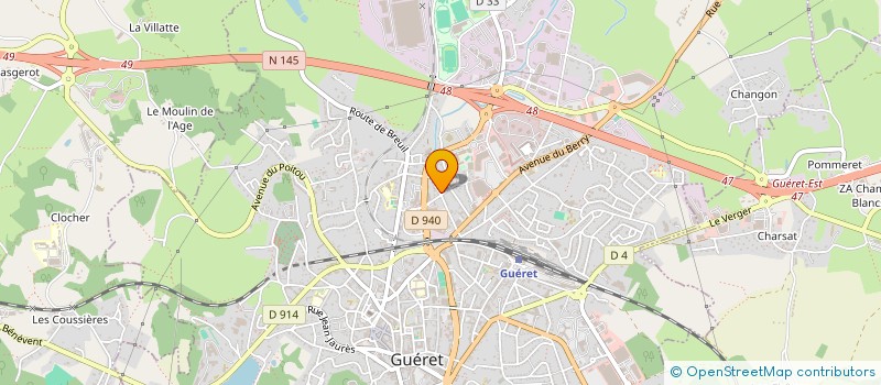 localisation de l'entreprise MONSIEUR FLORENT MEALIER à GUERET