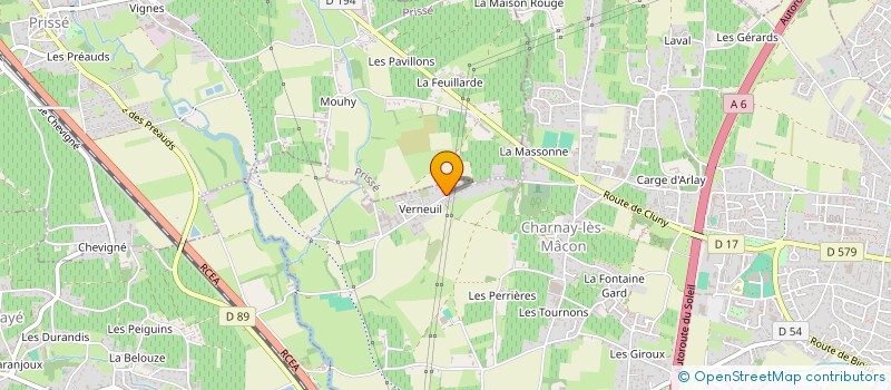 localisation de l'entreprise MONSIEUR FLORENT MEGARD à CHARNAY-LES-MACON