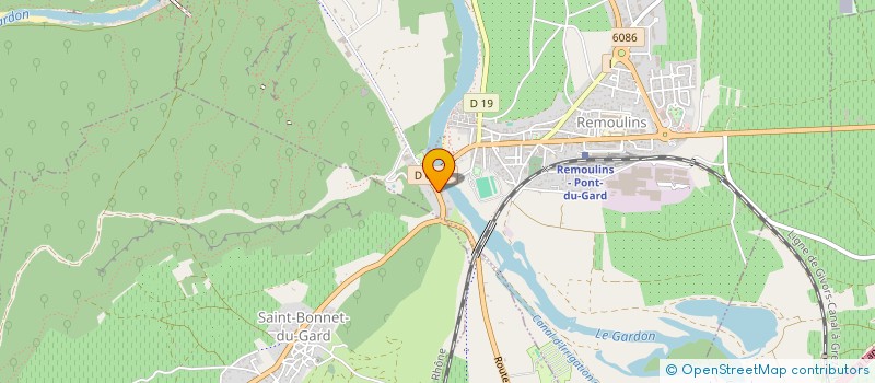 localisation de l'entreprise MONSIEUR FLORENT MEINEL  REMOULINS