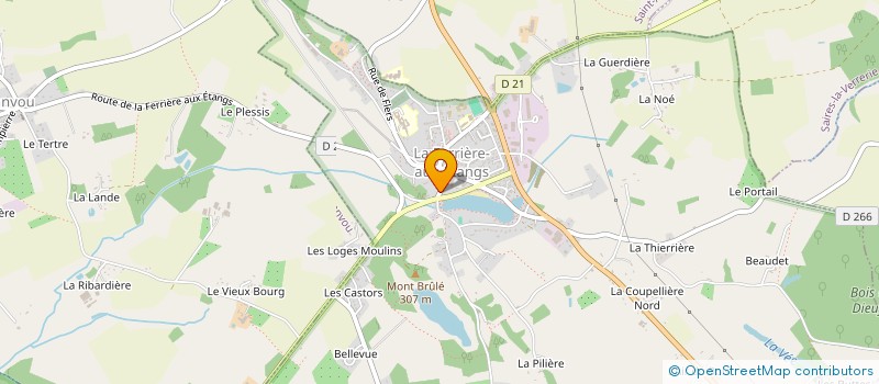 localisation de l'entreprise MONSIEUR FLORENT MELIN à LA FERRIERE-AUX-ETANGS