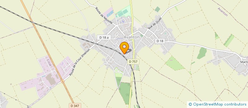 localisation de l'entreprise MONSIEUR FLORENT MENARD  MIGNE-AUXANCES