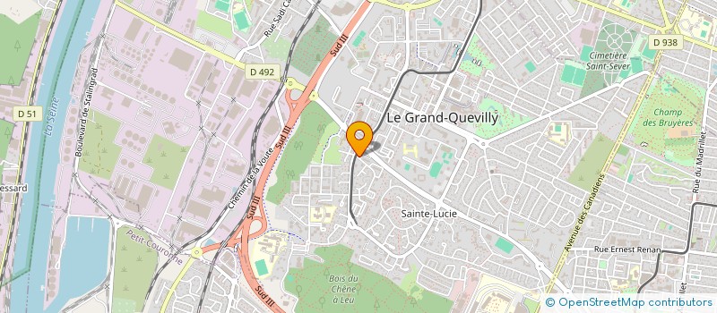 localisation de l'entreprise MONSIEUR FLORENT MENDY  LE GRAND-QUEVILLY