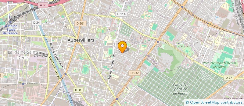 localisation de l'entreprise MONSIEUR FLORENT MENG à AUBERVILLIERS