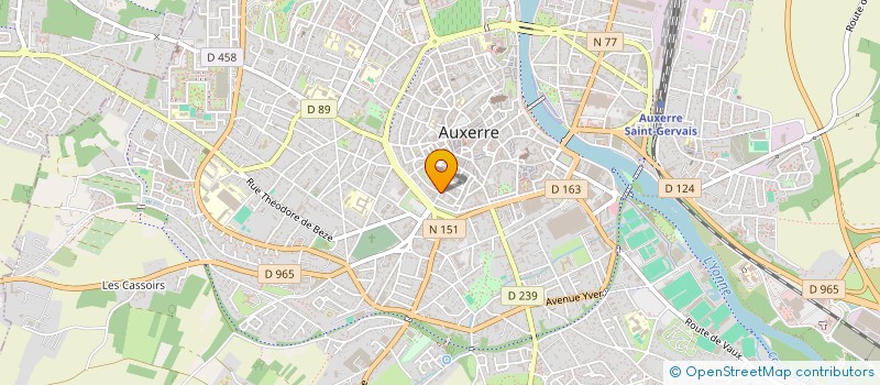 localisation de l'entreprise MONSIEUR FLORENT MERLIER à AUXERRE