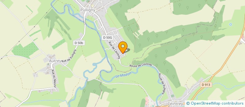 localisation de l'entreprise MONSIEUR FLORENT MIGNOT  PULLIGNY