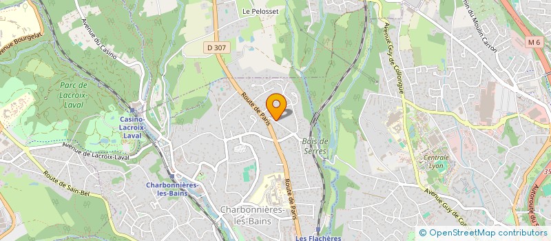 localisation de l'entreprise MONSIEUR FLORENT MILAN  CHARBONNIERES-LES-BAINS