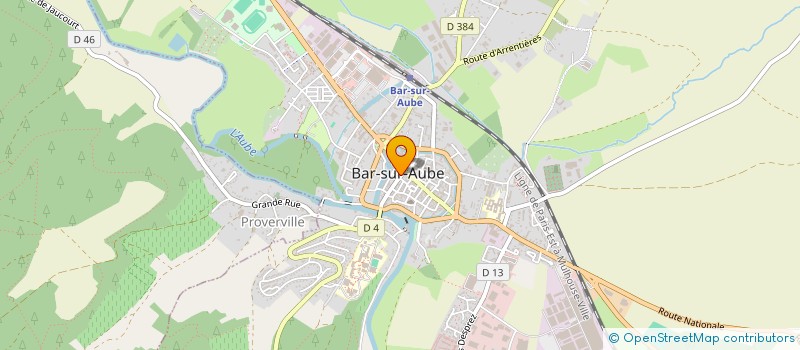 localisation de l'entreprise MONSIEUR FLORENT MIQUEL  BAR-SUR-AUBE