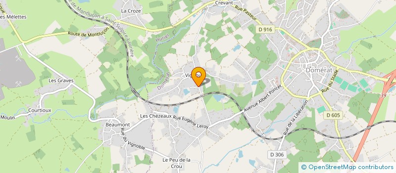 localisation de l'entreprise MONSIEUR FLORENT MISSE à DOMERAT