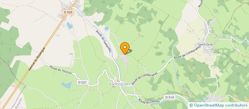 localisation de l'entreprise MONSIEUR FLORENT MOLES  VAILHOURLES