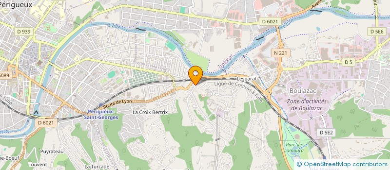 localisation de l'entreprise MONSIEUR FLORENT MONBOUCHE  BOULAZAC ISLE MANOIRE