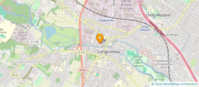 localisation de l'entreprise MONSIEUR FLORENT MONCEL à LONGJUMEAU