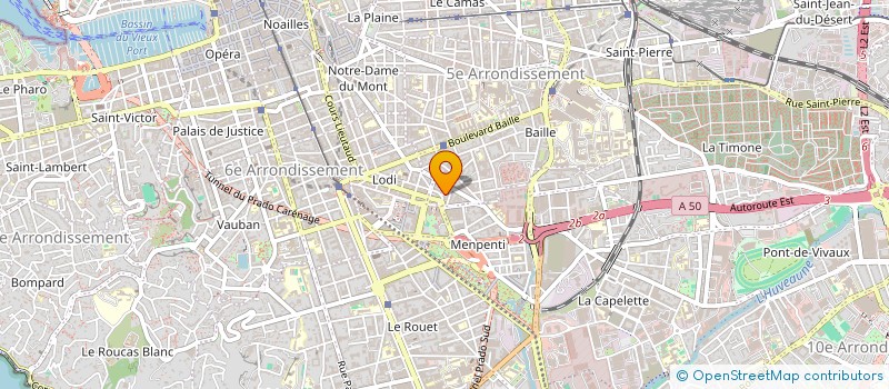localisation de l'entreprise MONSIEUR FLORENT MONFROY  MARSEILLE