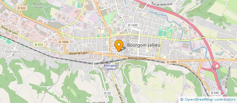localisation de l'entreprise MONSIEUR FLORENT MONNIER  BOURGOIN-JALLIEU