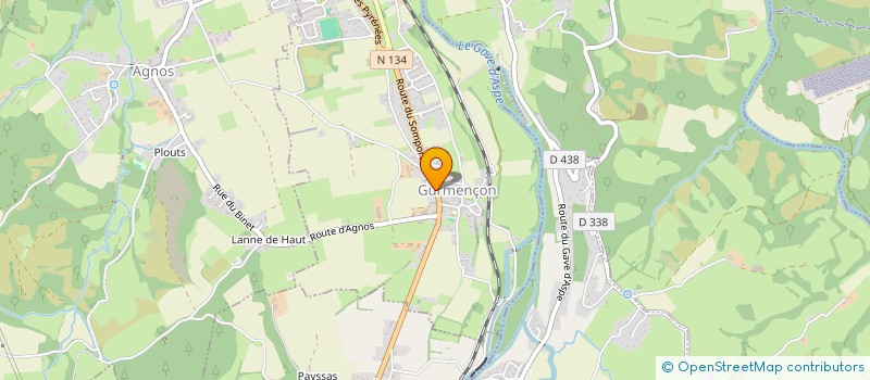 localisation de l'entreprise MONSIEUR FLORENT MONTANE  GURMENCON