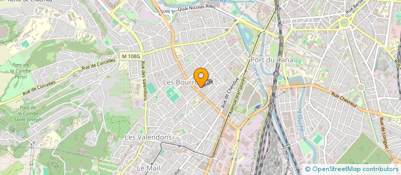 localisation de l'entreprise MONSIEUR FLORENT MONTMARTIN  DIJON