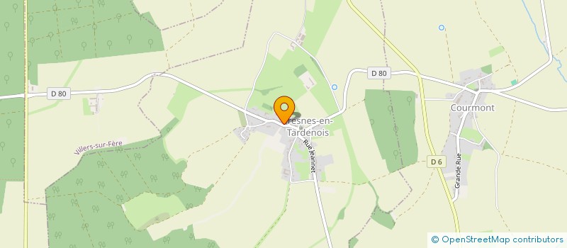 localisation de l'entreprise MONSIEUR FLORENT MORELLE  FRESNES-EN-TARDENOIS