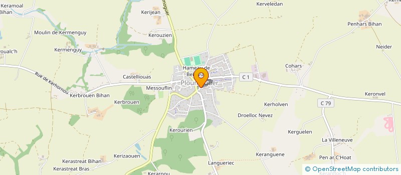 localisation de l'entreprise MONSIEUR FLORENT MORIN  PLOUMOGUER