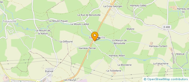 localisation de l'entreprise MONSIEUR FLORENT MURIE  BENOITVILLE