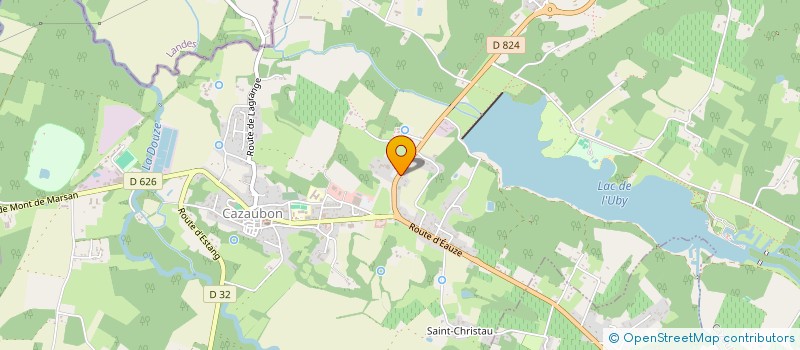 localisation de l'entreprise MONSIEUR FLORENT NAGEL  CAZAUBON