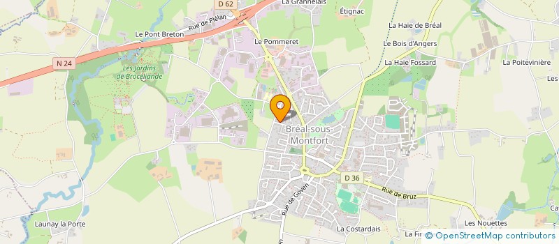 localisation de l'entreprise MONSIEUR FLORENT NARDIN  BREAL-SOUS-MONTFORT